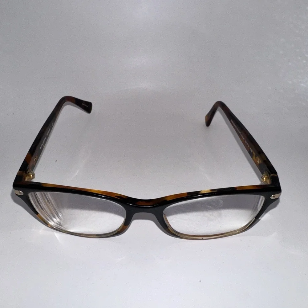 Coach Eyeglasses Frames HC6065 5287‎ Confetti Light Brown Gold 51-17-135 19178